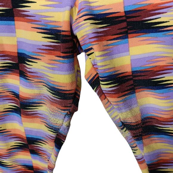 LulaRoe Navajo Print Size TC2 Black, Lilac and Orange Pull On Soft Material - Picture 8 of 8